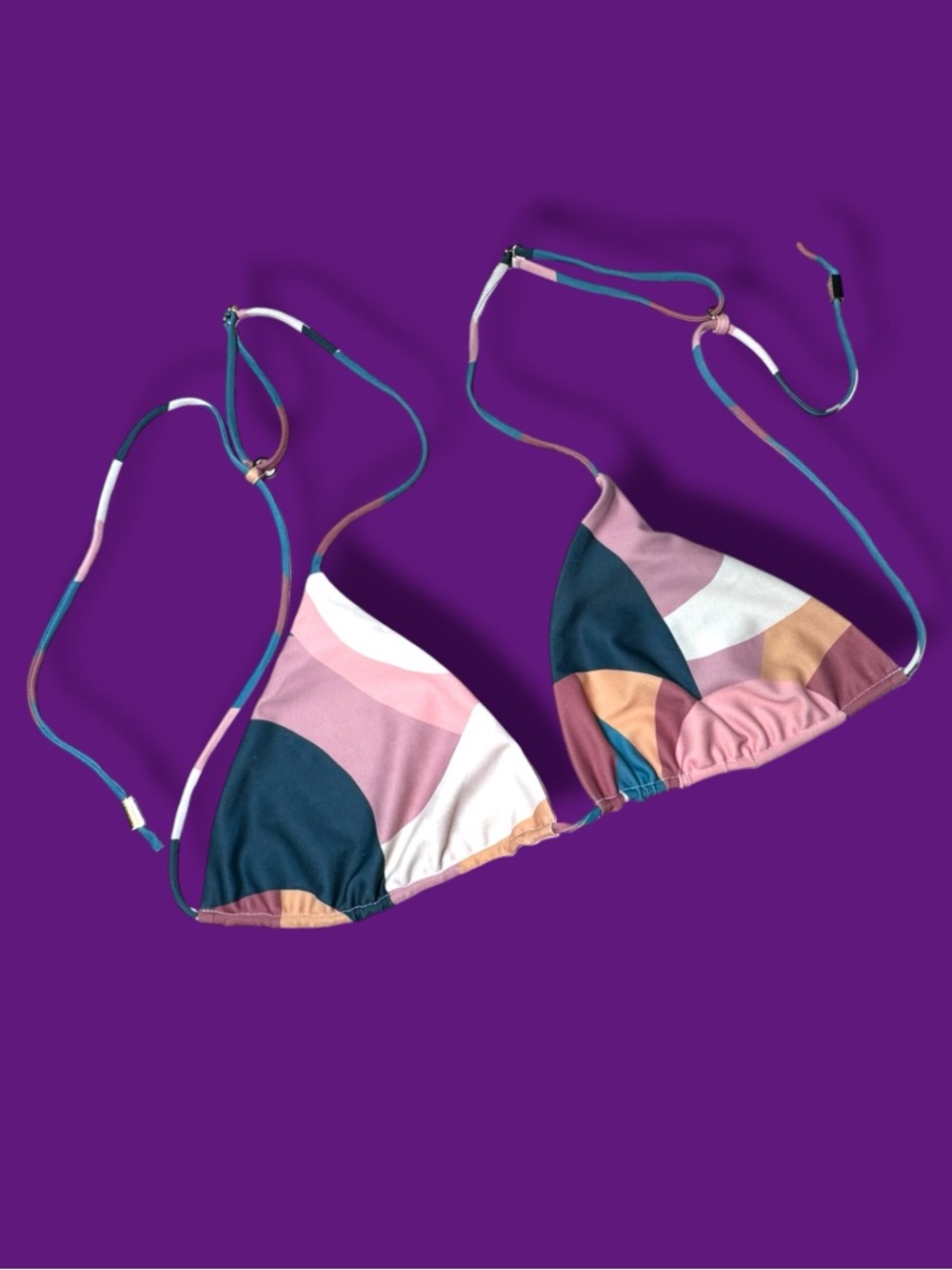 Juillet FARRAH Triangle Bikini Top (Large) and High Waist Bottoms (Medium) - Picture 4 of 14